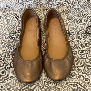 BNWOB Tieks Metallic Bronze